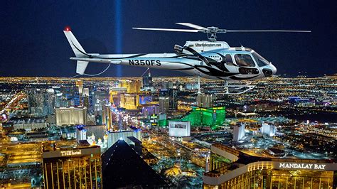 helicopter over las vegas
